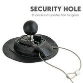 "1-inch ball mount adapter compatible with RAM arm mount"